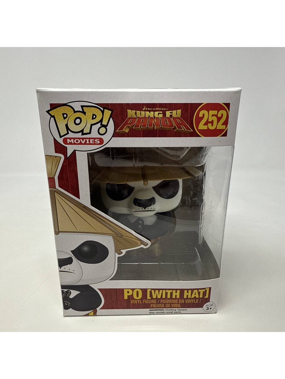 Funko Pop! Movies Kung Fu Panda Po (With Hat) #252 Vinyl Figure